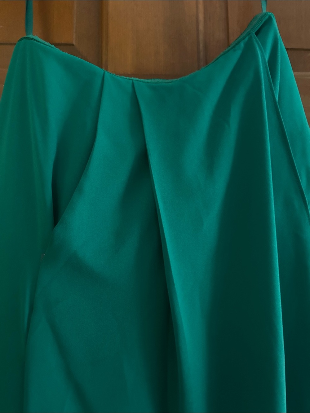 Green Cascade Ruffle Maxi - Picture 2 of 6